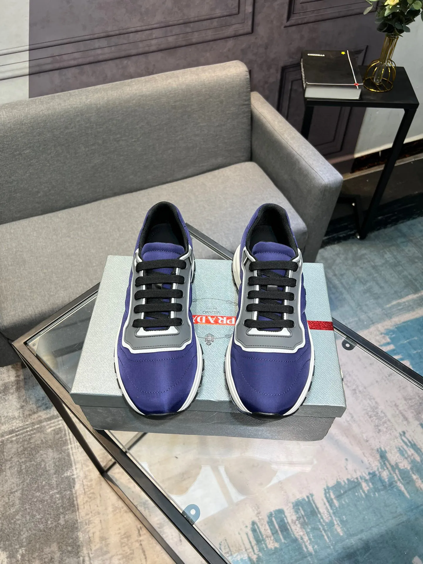 Men's shoes 💰540 PRADA "Prada" casual shoes Regular size: 38-44 (45 can be customized) Product material: Selected cowhide material, genuine leather lining, original outsole